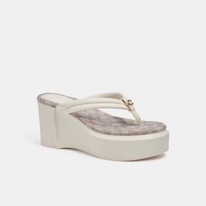 Coach platform sandals